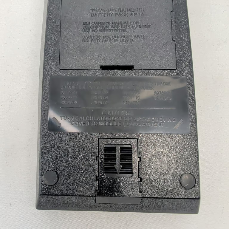 Texas Instruments TI Programmable 59 Vintage Calculator Master Library Module