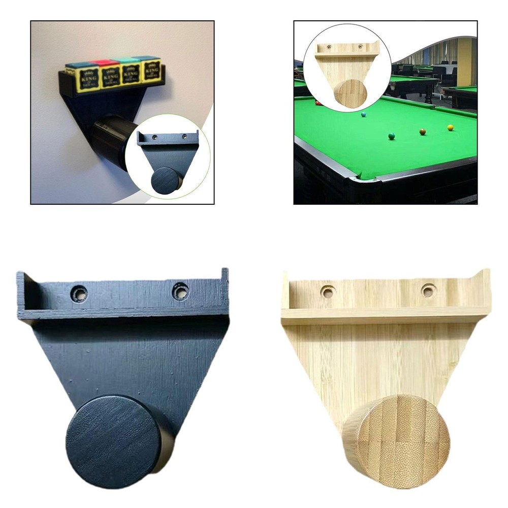 Billiards Triangle Wall Mounted Storage Rack Accessories Space Saving