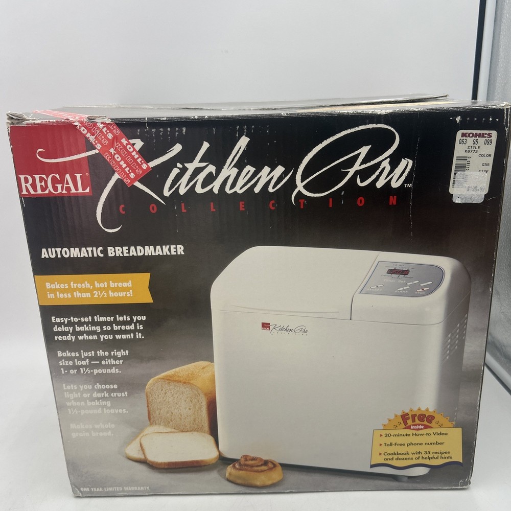 Regal Kitchen Pro Bread Maker K6773 With Paddle (TESTED)