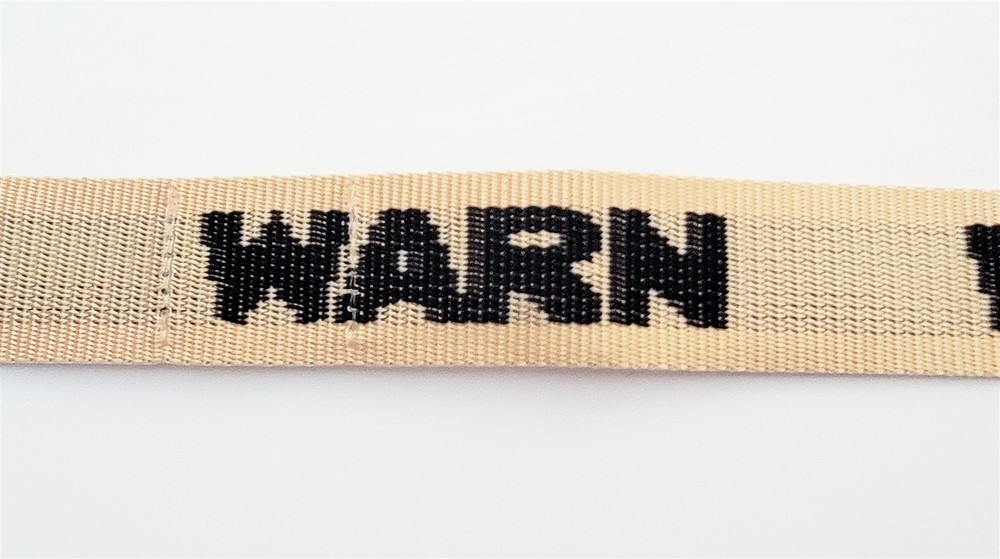 Warn Hook Strap Tan New Military Towing