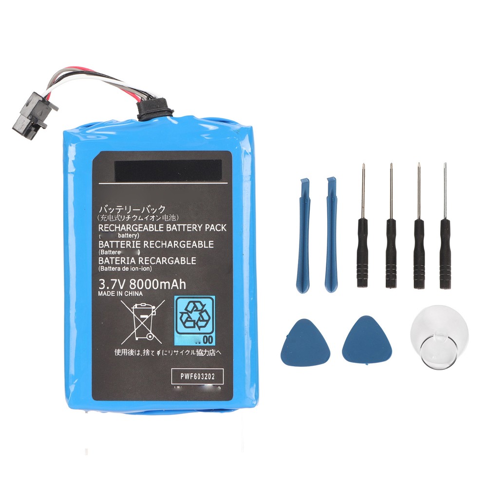 For U Gamepad Battery 8000mAh Replacement Rechargeable Battery Pack Kit