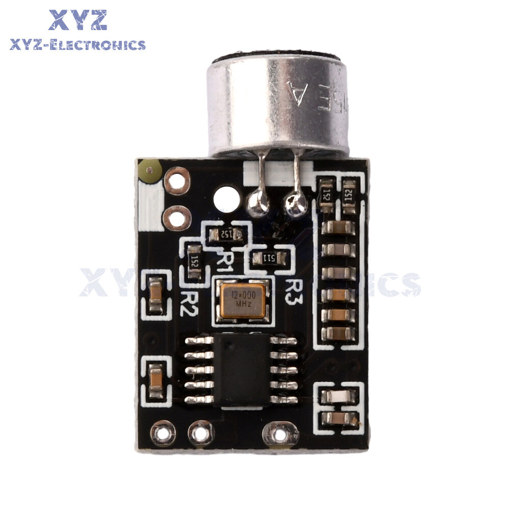 Wireless Microphone FM 88.7MHz Transmitter Module Support Dual-channel Stereo