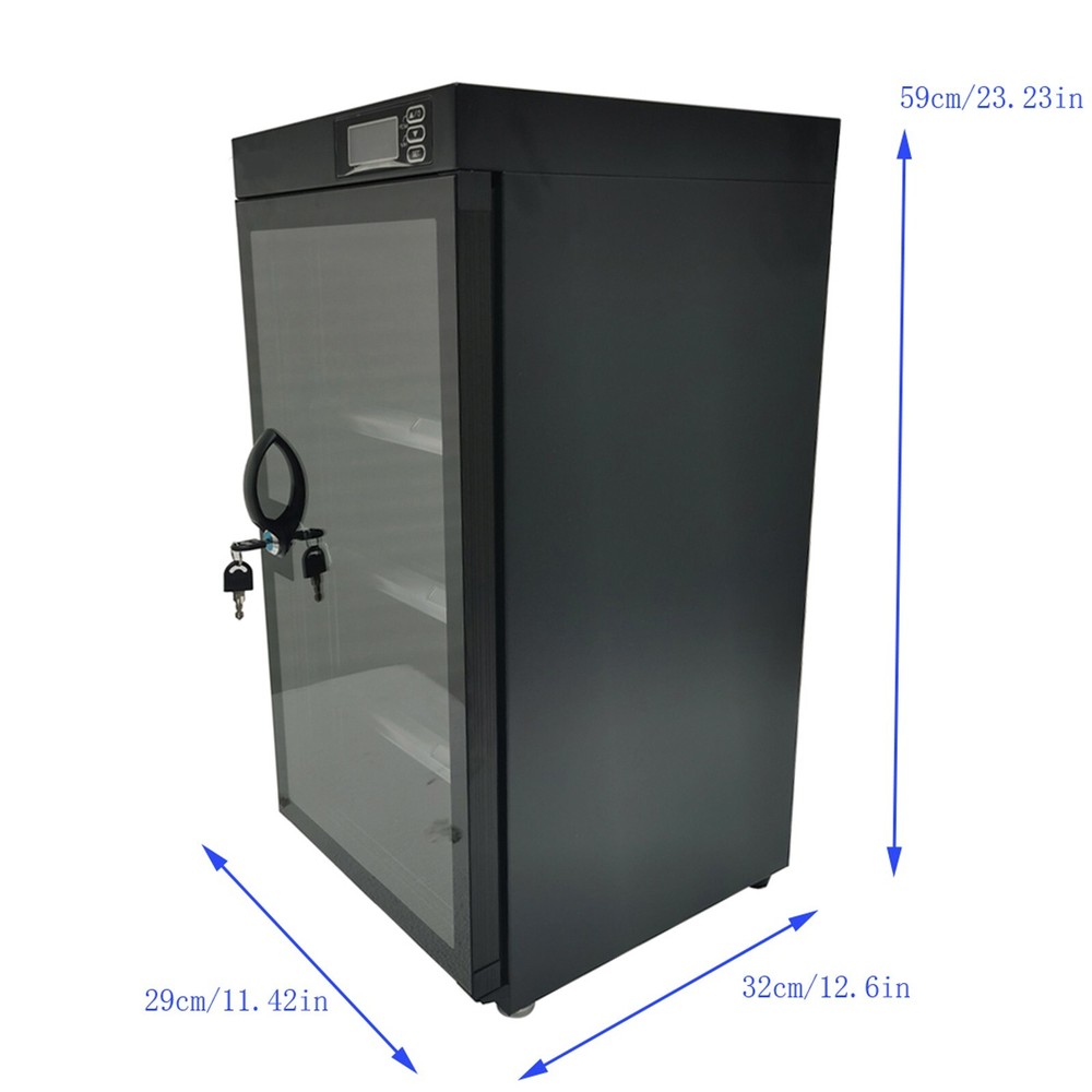 50L Full Automatic Digital Camera & Lens Dehumidify Storage Dry Cabinet Box