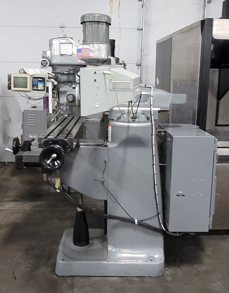 Bridgeport EZ Trak SX Vertical Mill w/2 HP Head, New Console, Components