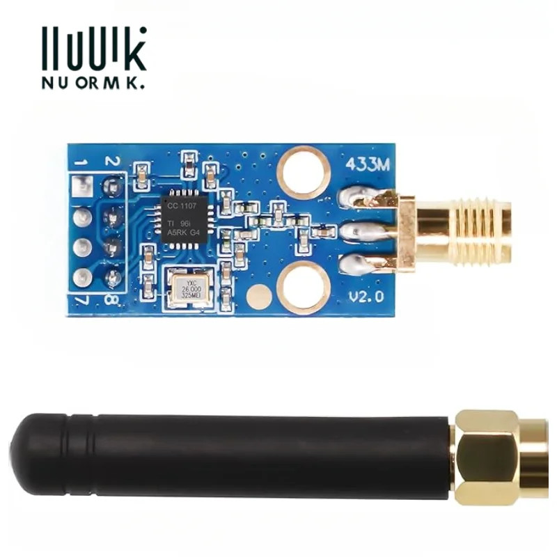 CC1101 433M Digital Transmission Module Wireless Module with SMA Antenna Connect