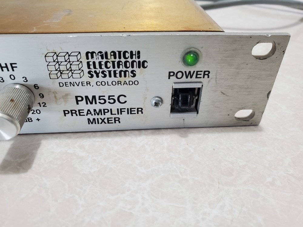 Vintage Malatchi Electronic Systems PM55C Preamplifier Mixer- **PLEASE READ**