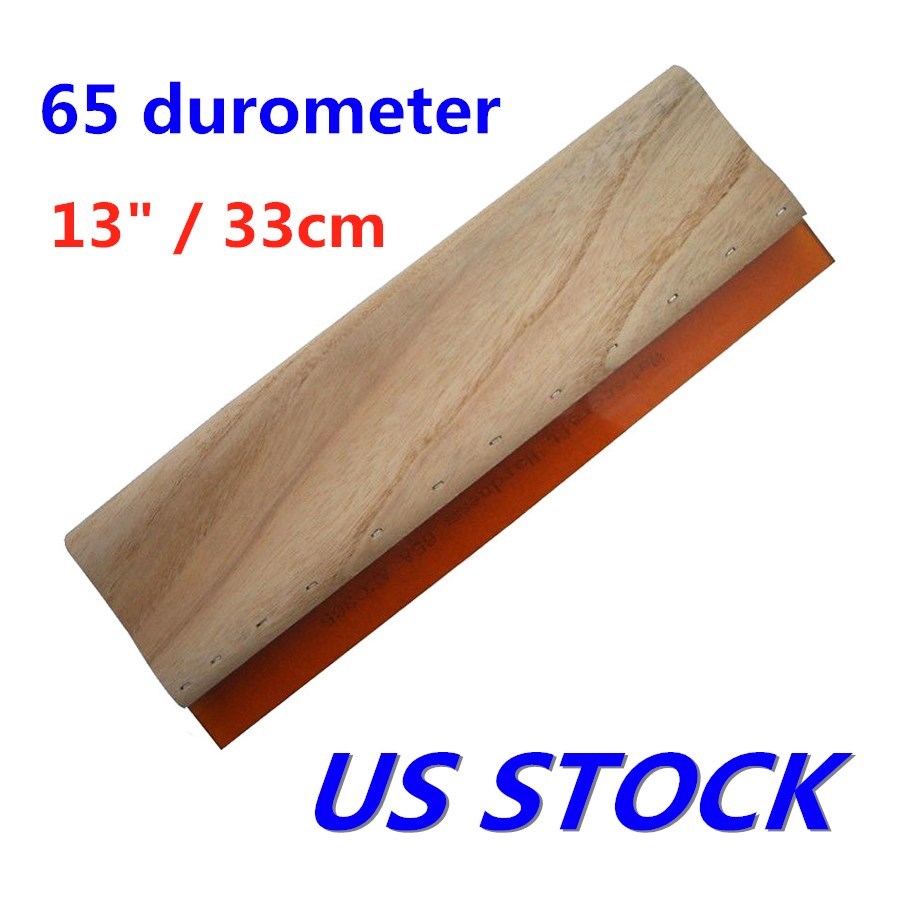 USA 13" Silk Screen Printing Scratch Board 33cm Waterbase Squeegee Scraper