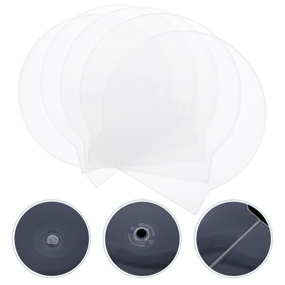 40pcs CD Case Clam Shell DVD Case Portable CD Storage Container Storage Box