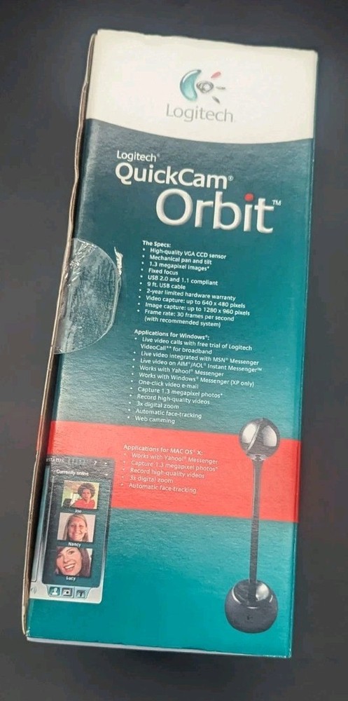 Logitech QuickCam Orbit Open Box New Old Stock