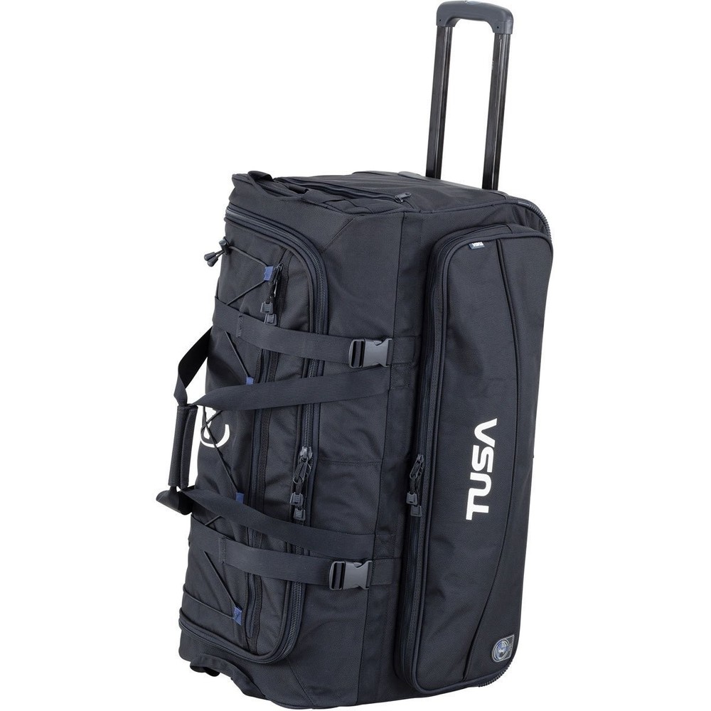 Tusa Dive Roller Duffle Bag, Black
