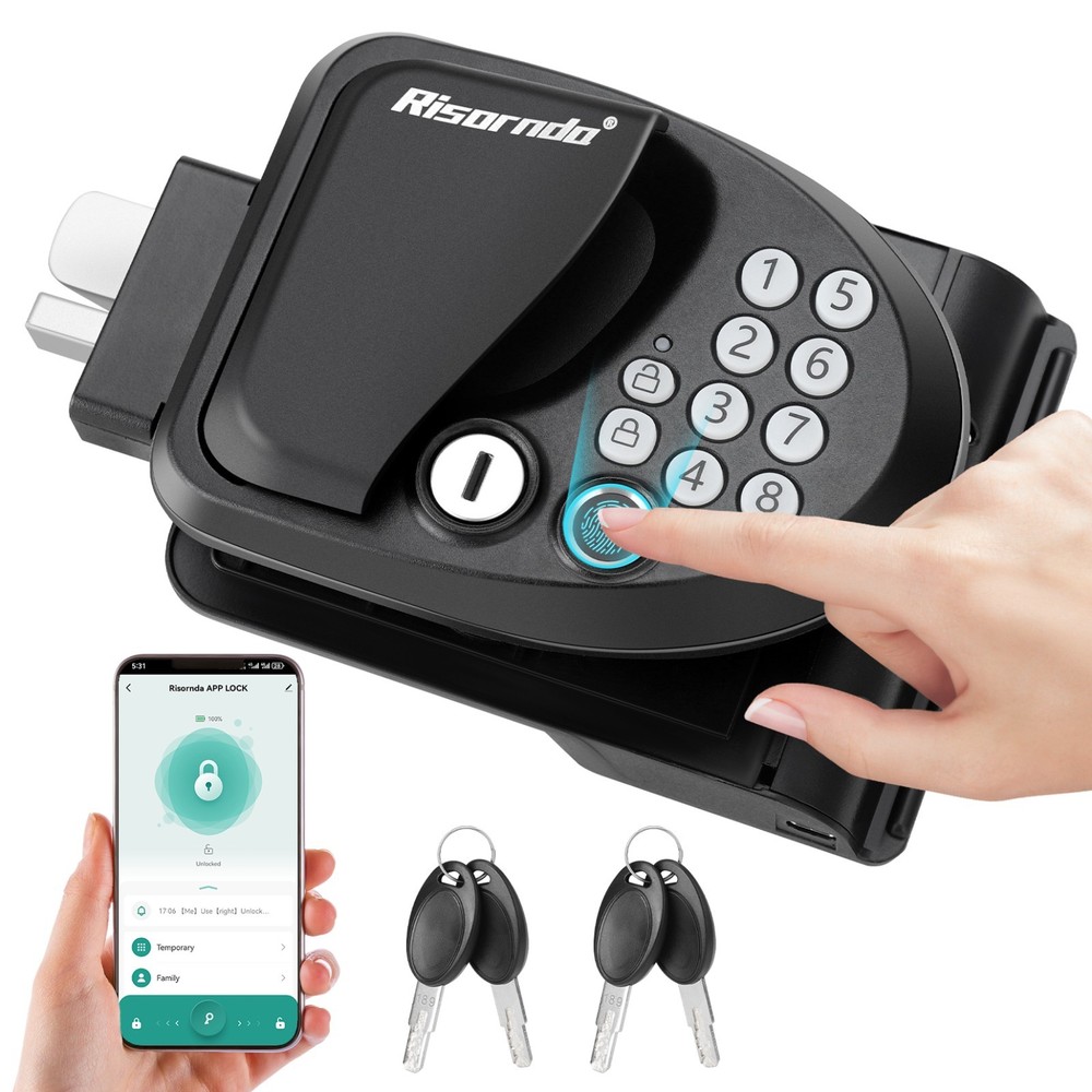 RV Door Lock Keyless Entry 4-in-1 RV Locks Replacement with APP