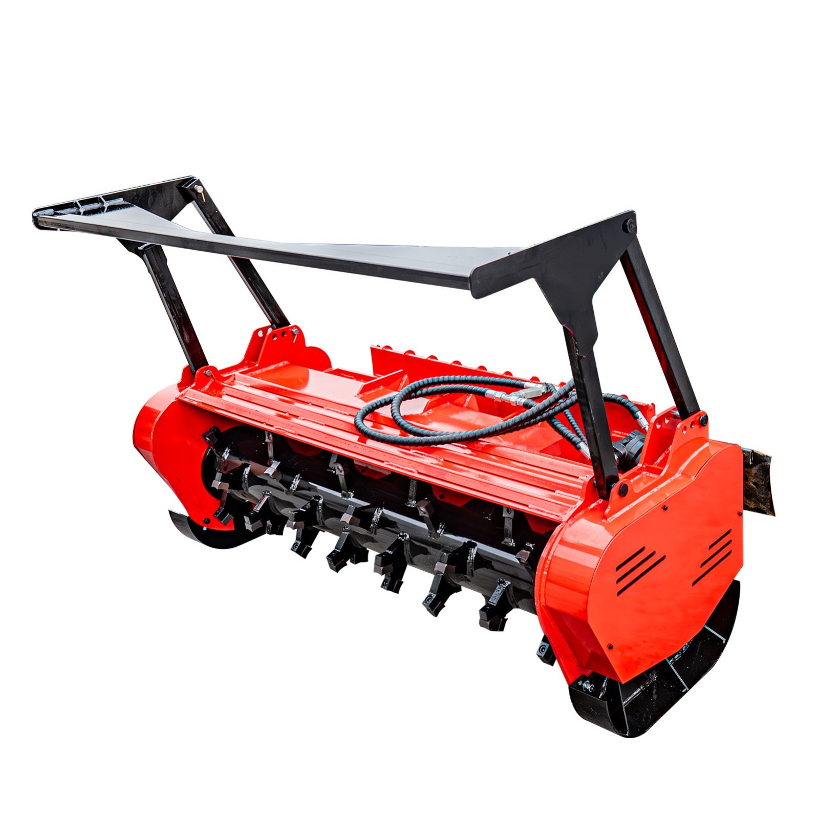 60in Raytree Skid Steer Drum Mulcher Forestry Mulcher Tree Bush Land Clearing
