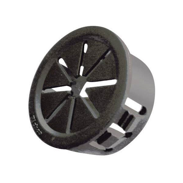 Richco PGSD-11 cable entry Ø27mm for 3.2mm black polyamide panel