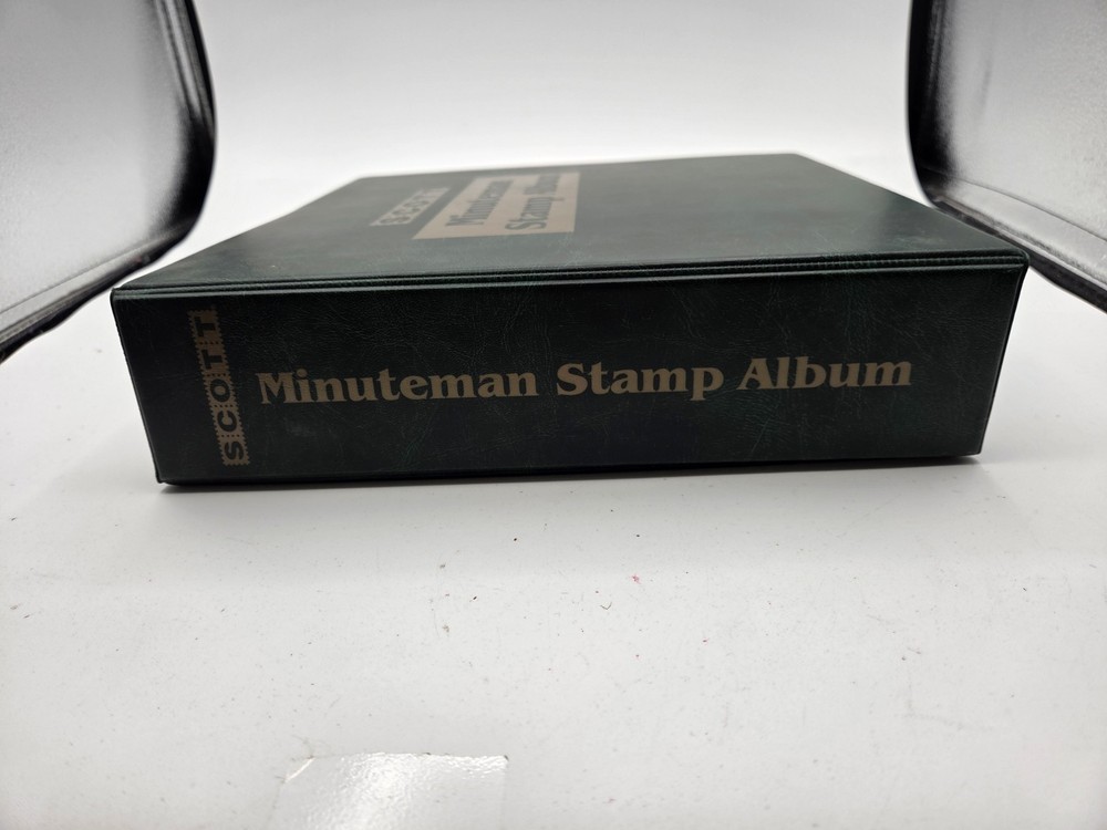 Scott Minuteman stamp album Green Binder Unused Pages 1901-2005