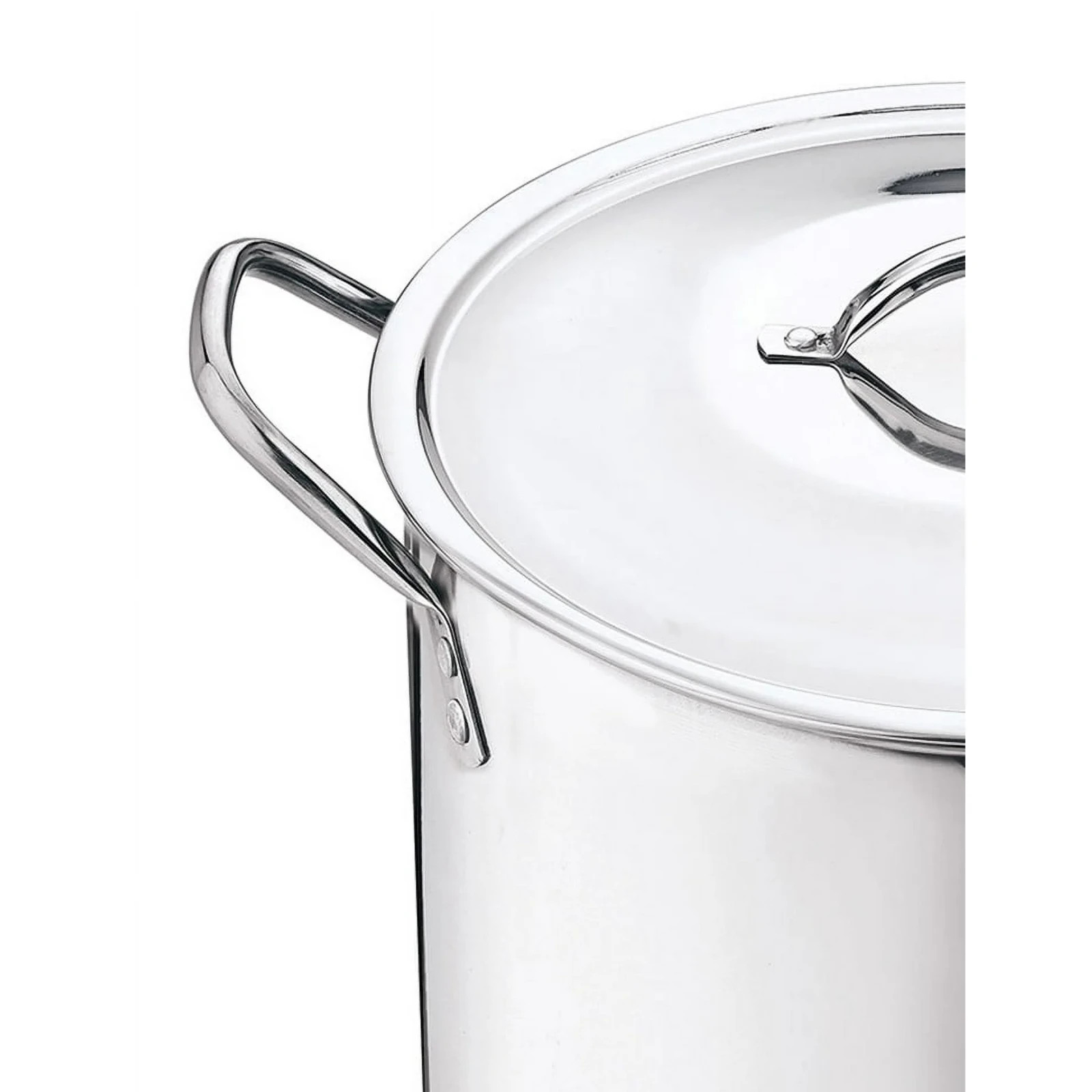 Mainstays 12-Qt Stainless Steel Stock Pot with Metal Lid