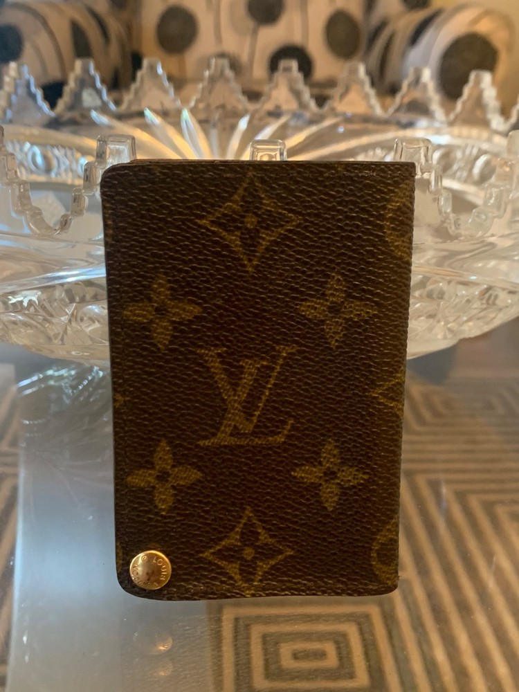 Authentic Vintage Louis Vuitton Monogram Pression Cards Case !