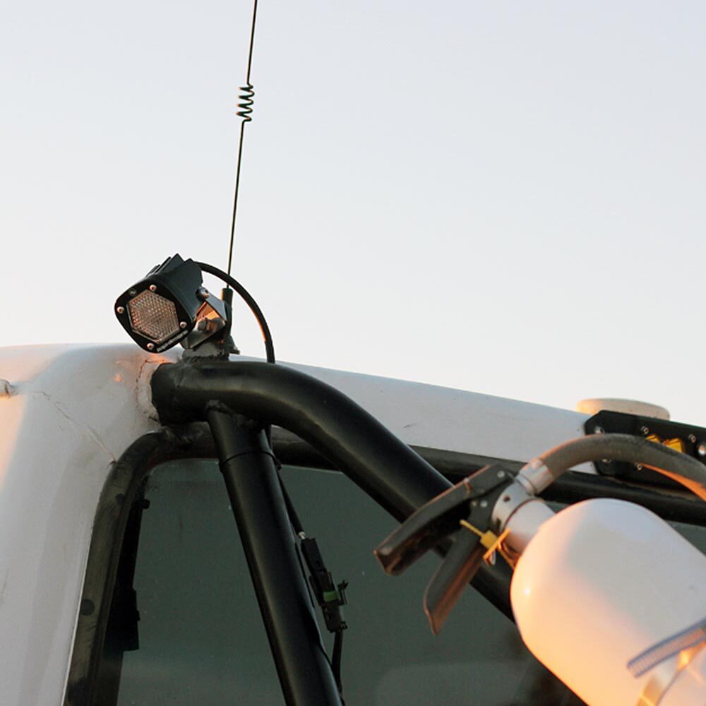 Baja Designs® S1 LED Lights Pair Amber Wide Cornering, Rock Guards, Wire Harness