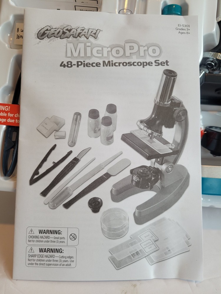 GeoSafari MicroPro Microscope Set 48 Pc EI-5301
