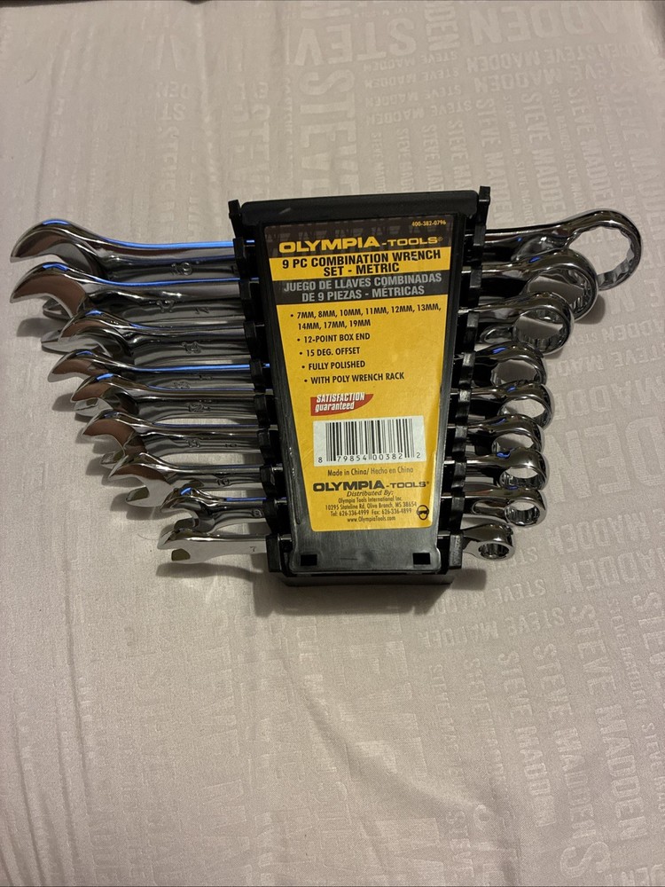 Olympia 9pc Combination Wrench Set