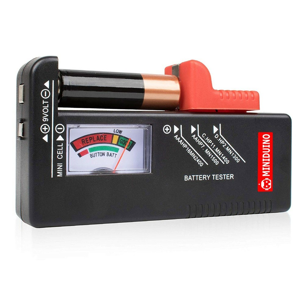 New Battery Tester Universal Volt Checker AAA AA C D 9V & Button Cell