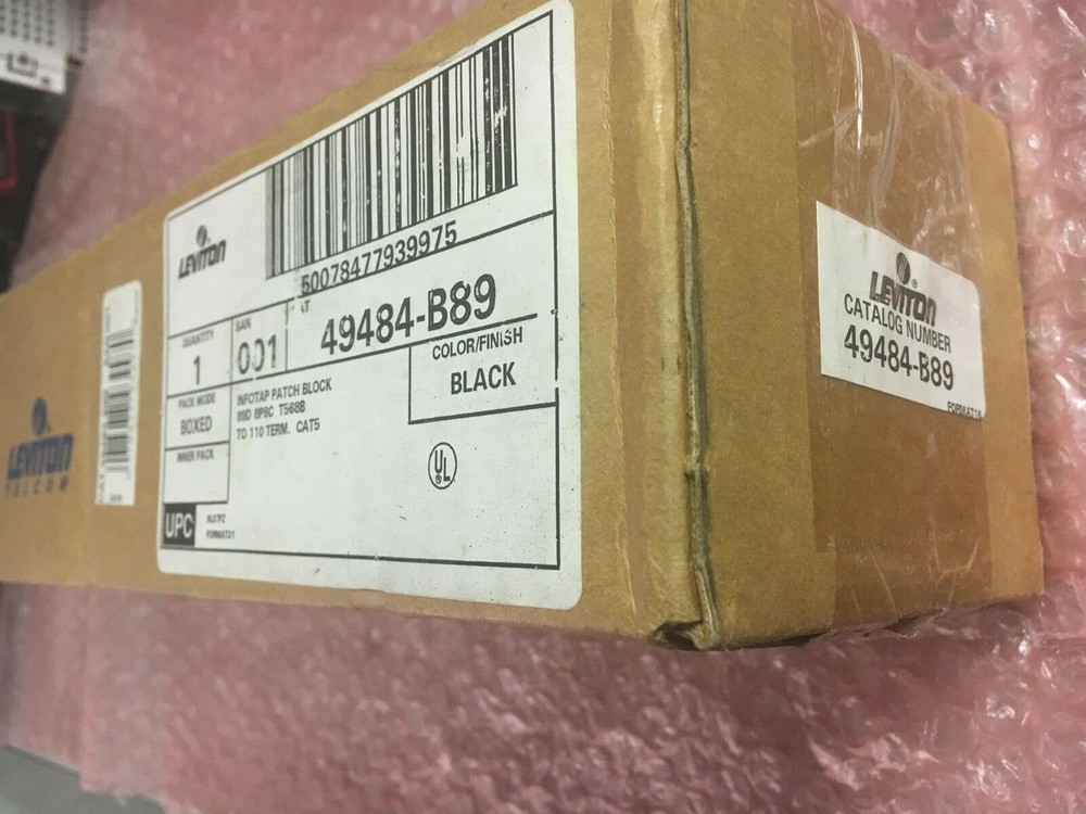 Leviton InfoTap Category 5 Patch Block, 12 port