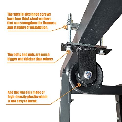 LAT Pulldown Machine Attachment - Dual Pulley System for Home Gym Power Rack