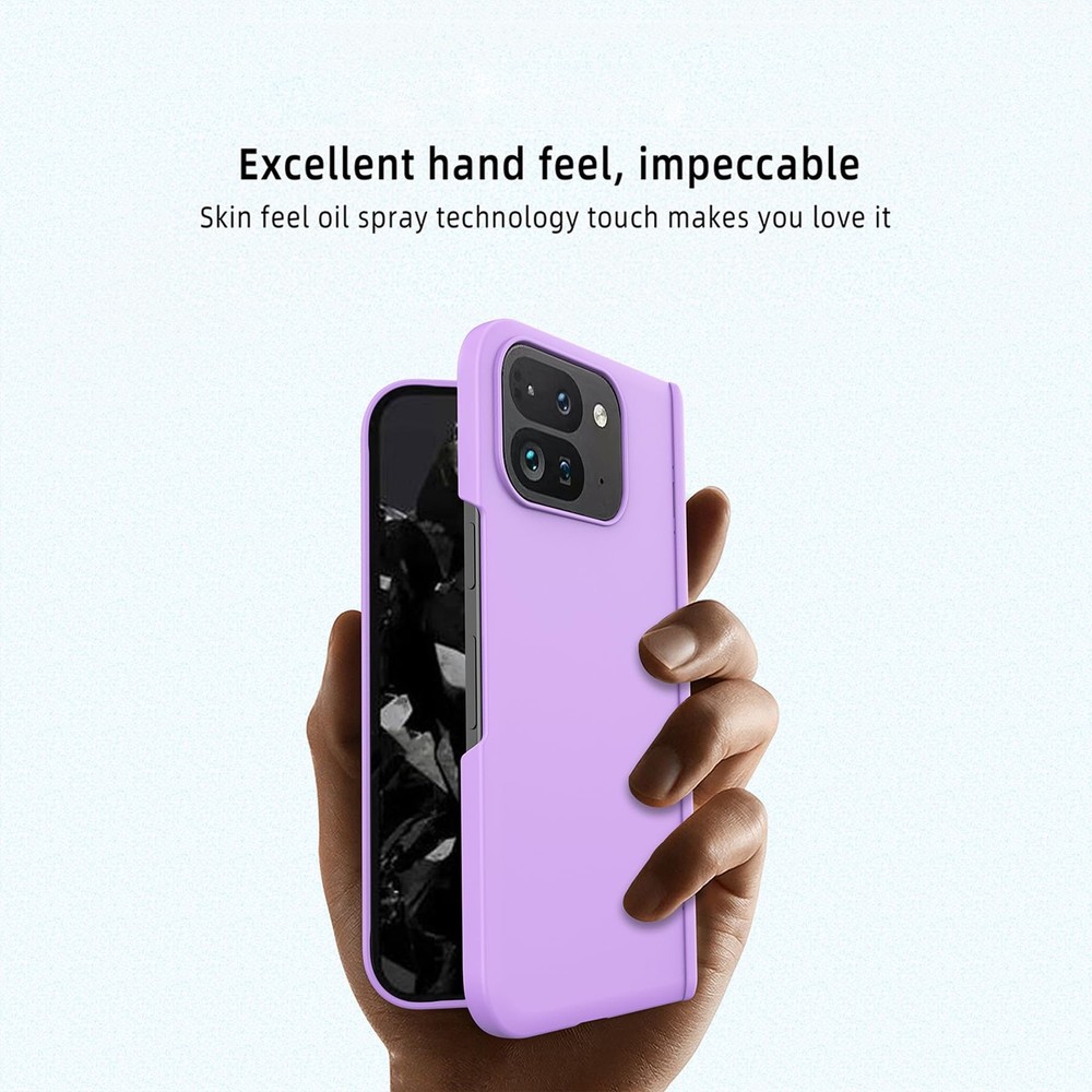 Woluki Pixel 9 Pro Fold Case Spring Hinge Built-in Screen Protector Hard PC