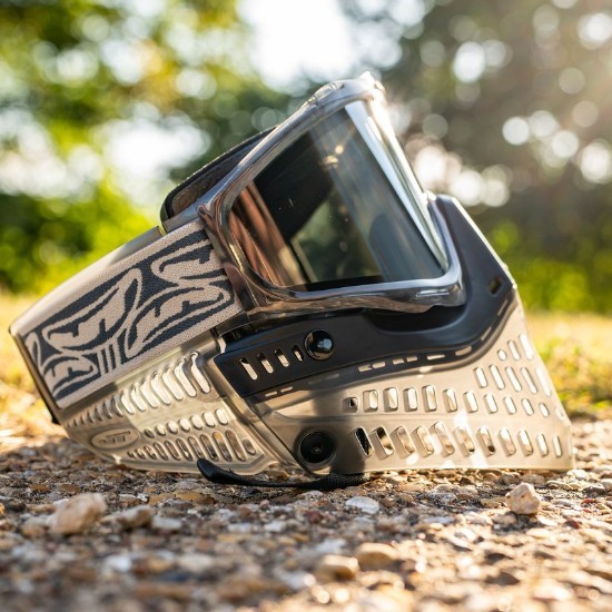 JT Spectra Proflex Paintball Goggle with Chrome Thermal Lens - Stratus Ice Smoke