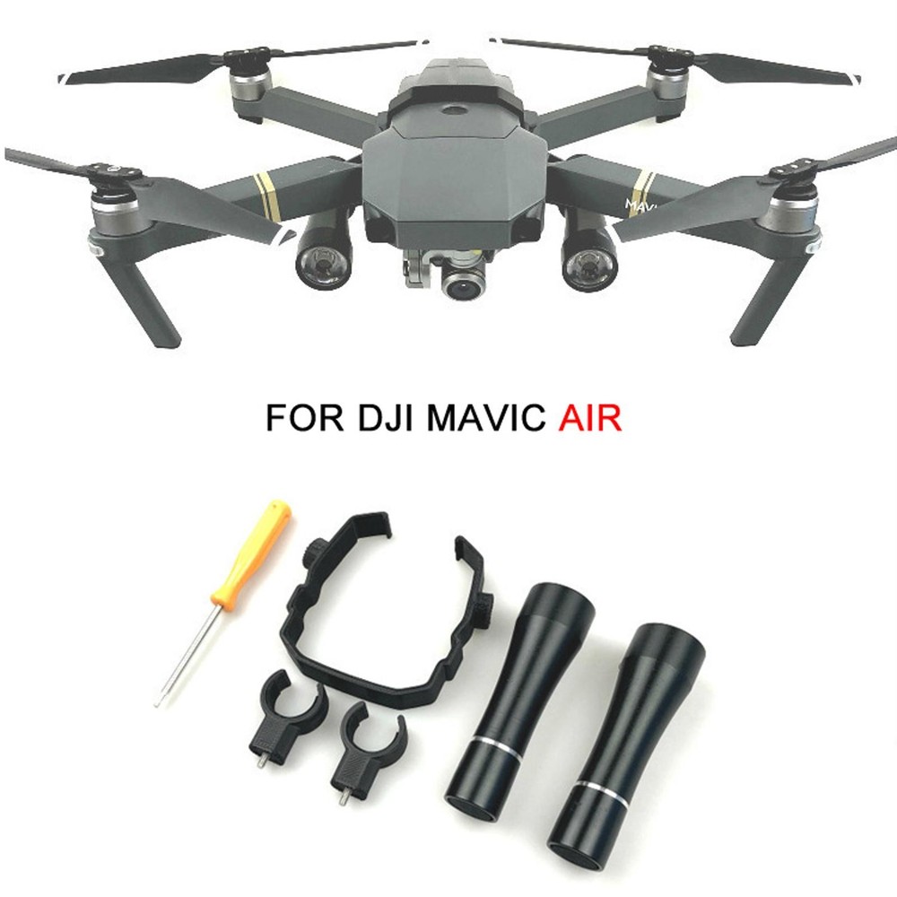 Adjustable LED Flashlight Flying Night Headlight Spotlight For DJI Mavic Pro B