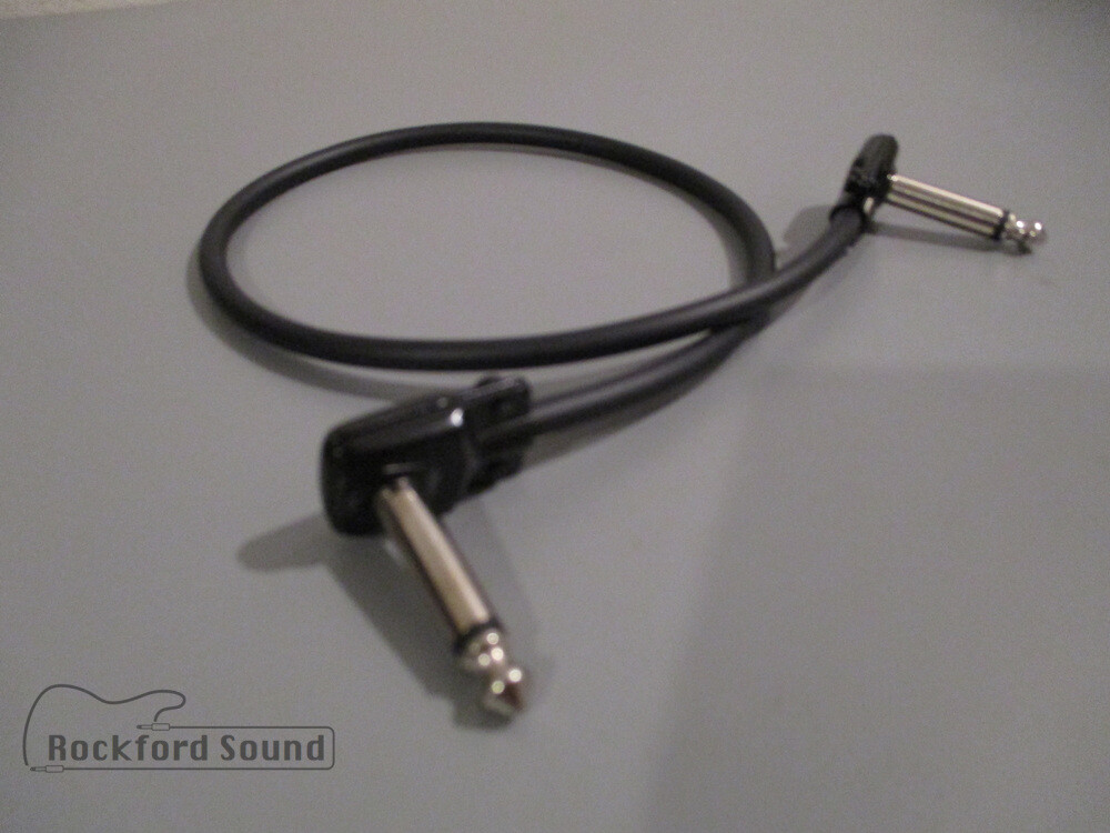 Mogami W2319 & Squareplug SP500BK Patch Cable - 1/4" Right angle to Right Angle