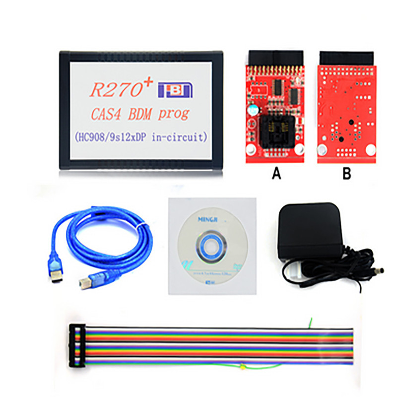 R270+ Programmer CAS4 BDM Prog Professional Auto Key Supports V1.30 Software