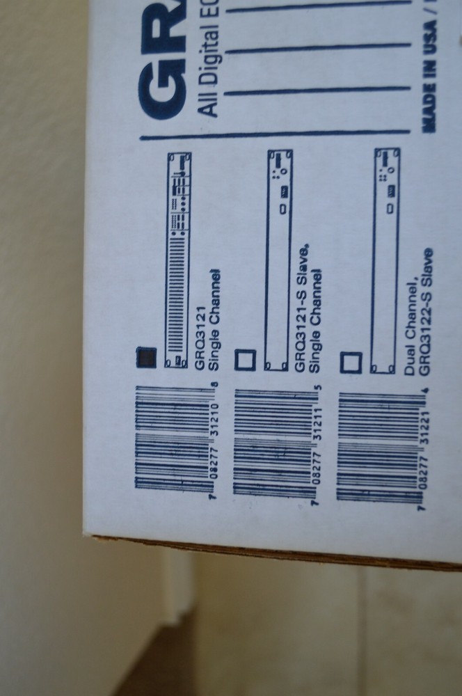 New Sabine GRAPHI-Q2 FBX-Compressor-Delay-Crossover GRQ3121 EQ Equalizer Single