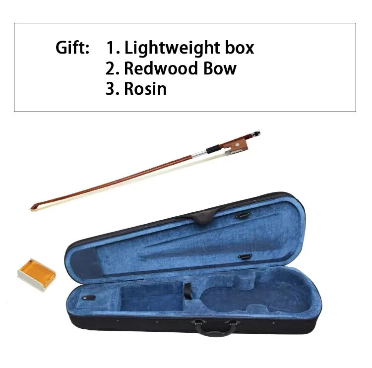 Flame Solid Maple And Spruce Professional Violin instrument 4/4