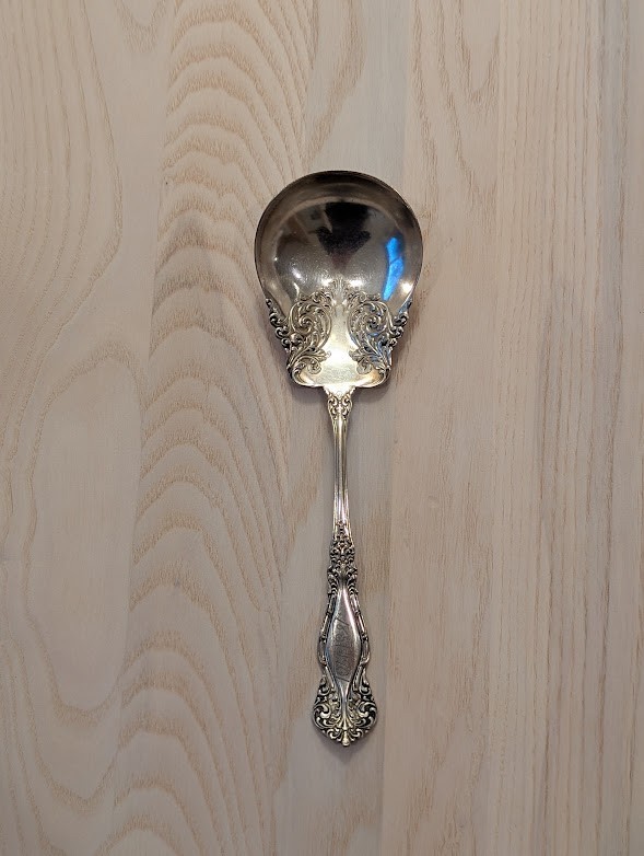 Impressive Toronto Silverplate  dated 1901 Serving Spoon 8 1/2"