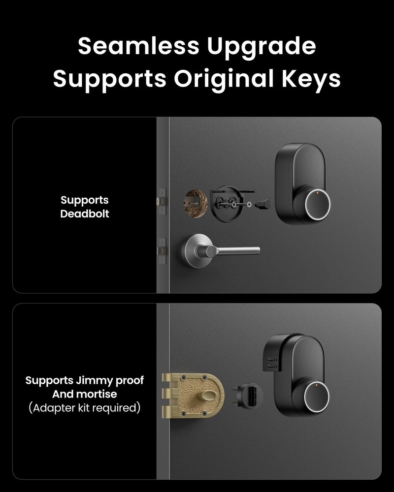 Lock Ultra Accessory Kit for Jimmy Proof Mortise Lock, Easy Install