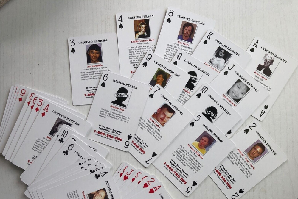 Two Pack-Unsolved Homicides Missing Persons Cold Case Cards 1st & 4th Edition