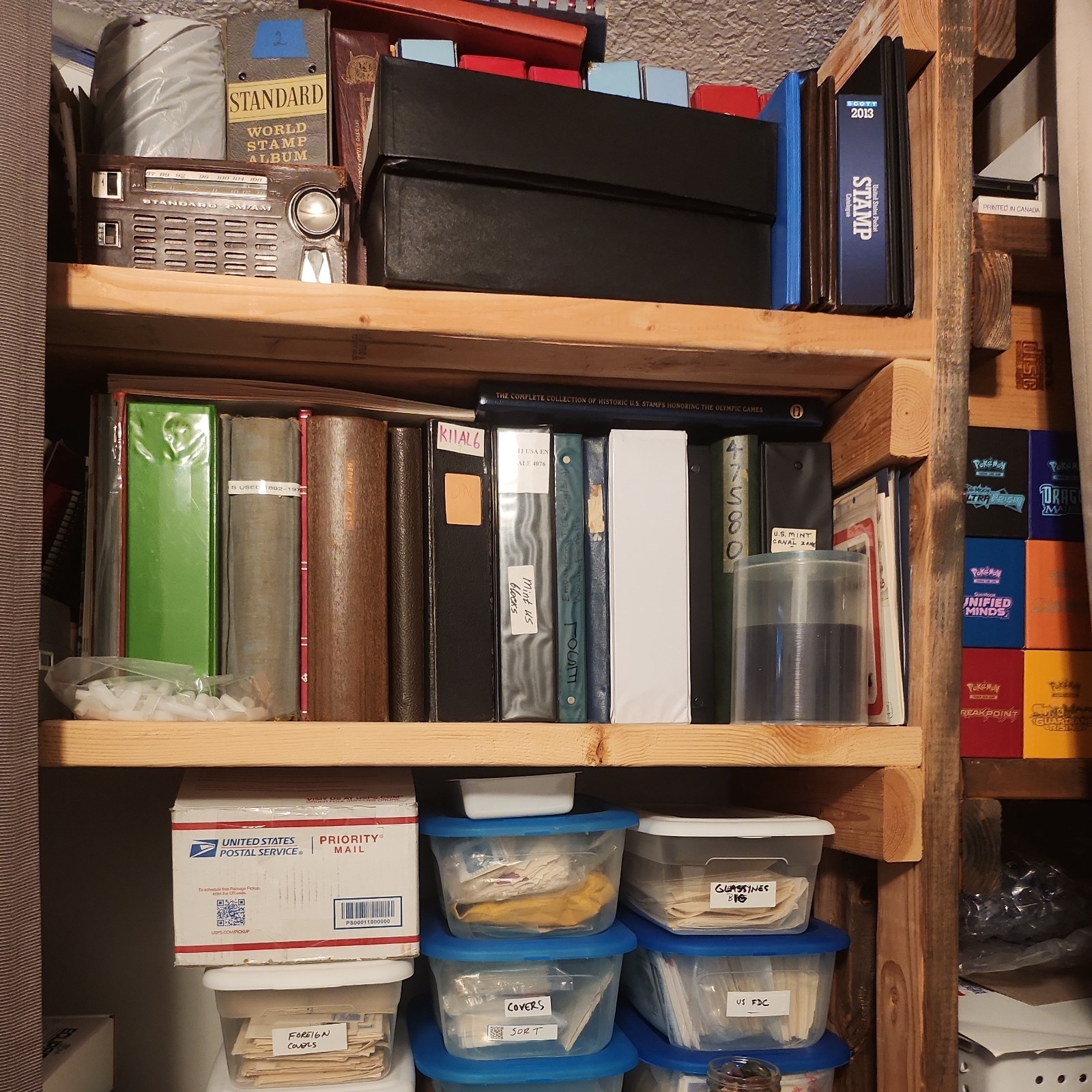 Huge Assortment Worldwide US/Foreign Stamps Used, Mint, Glassines, Covers, BOBs