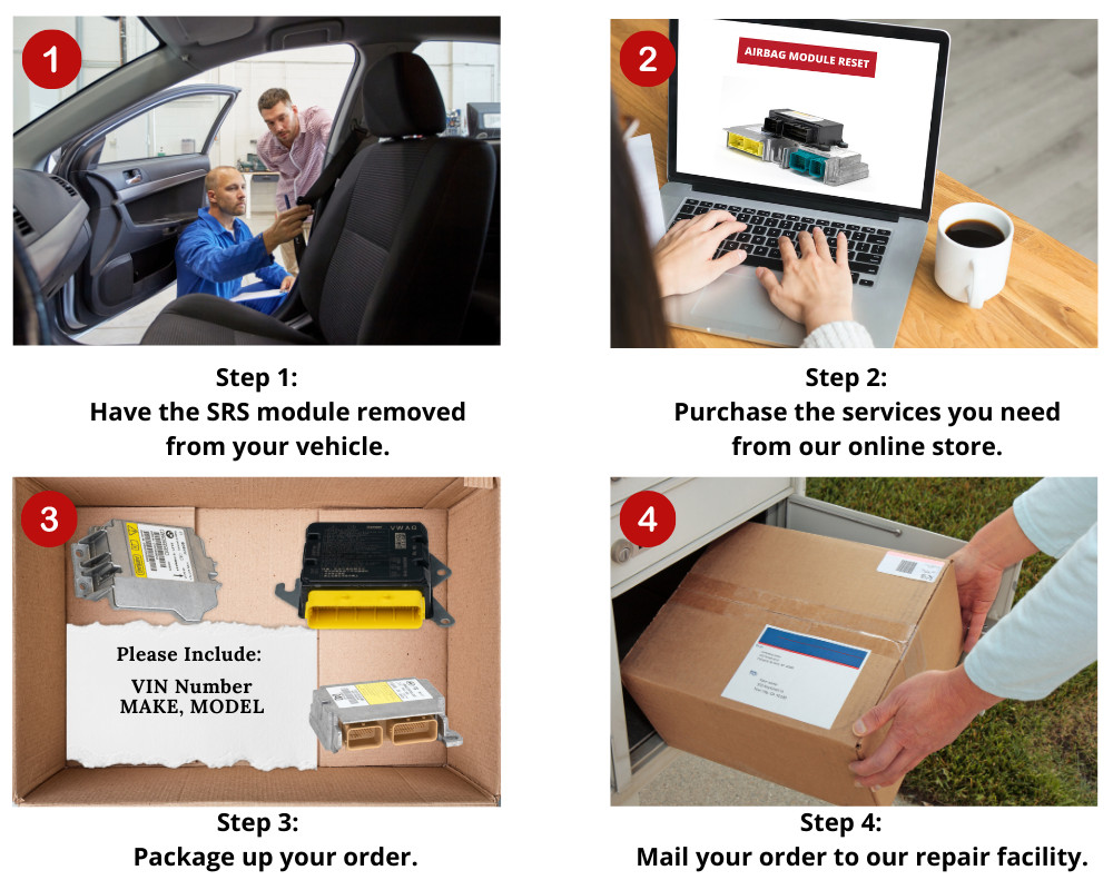 Fits Cadillac STS - SRS Computer Module Reset Service!