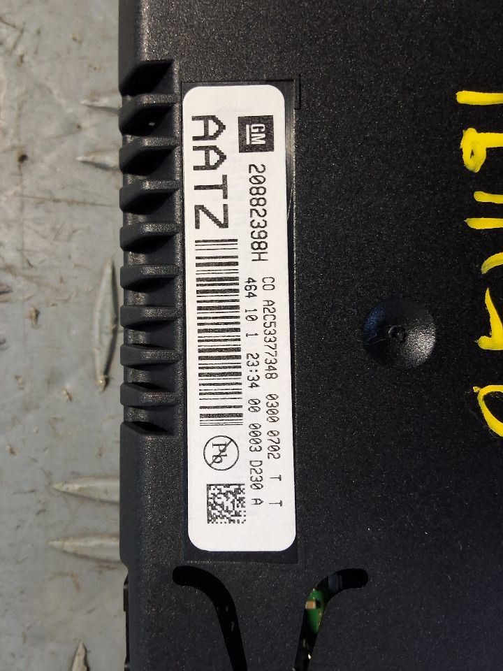 2011-2012 Cadillac SRX Driver Information Display Screen