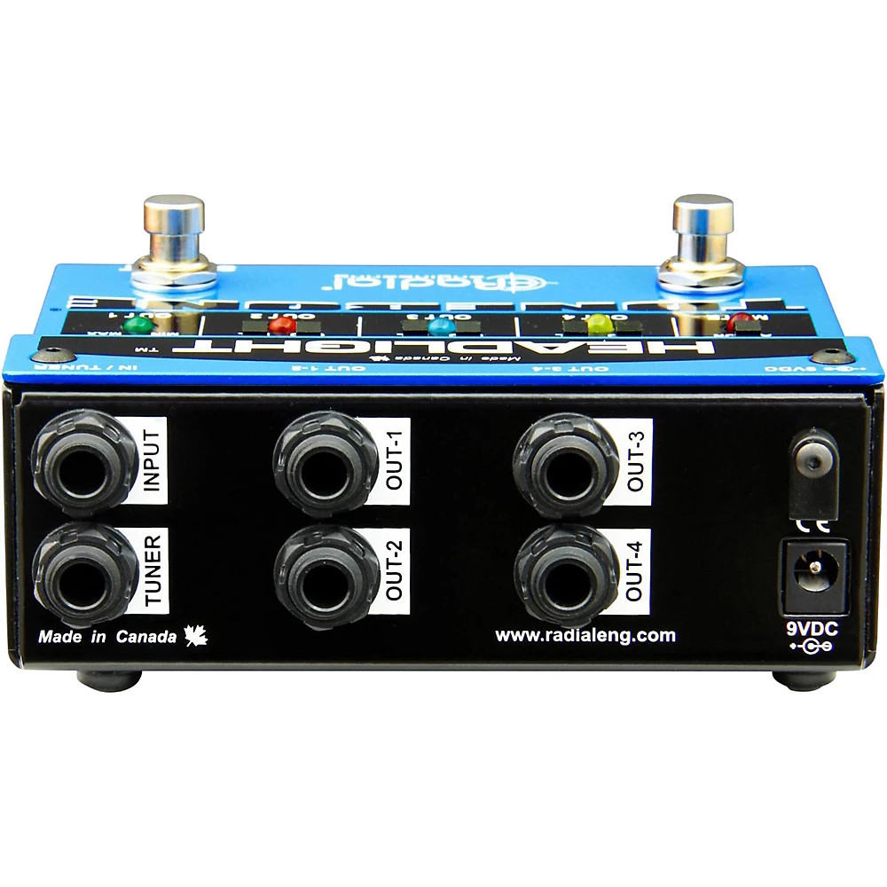 Radial Engineering Headlight Guitar Amp Selector Pedal