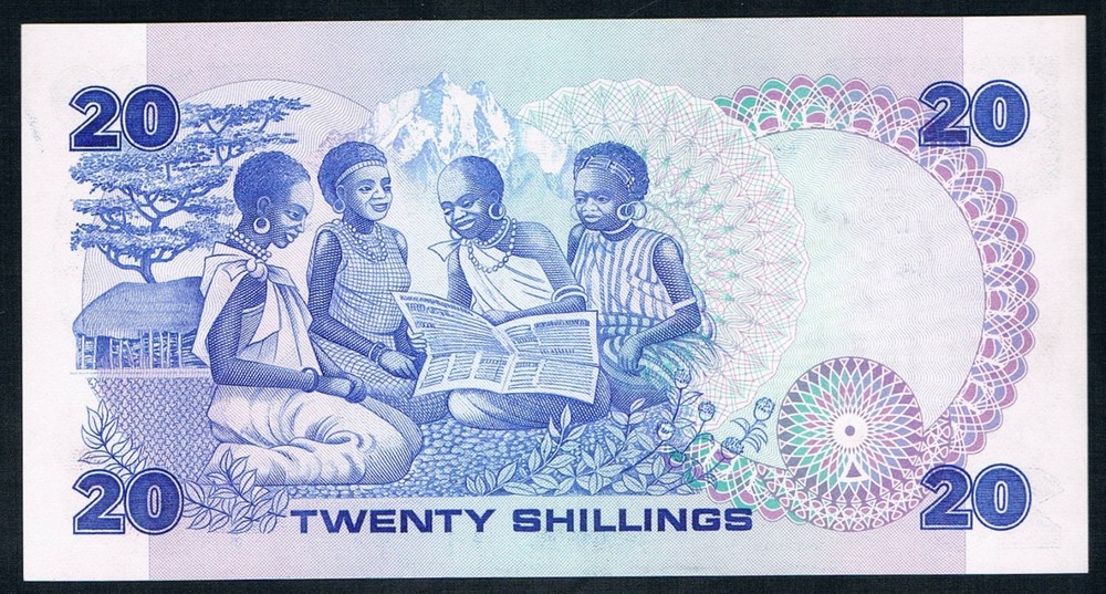 KENYA - 20 SHILINGI 1984 UNC P 21c