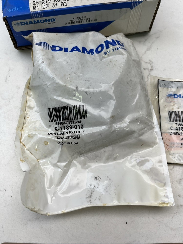 X-1189-010 Diamond Roller Chain 10FT