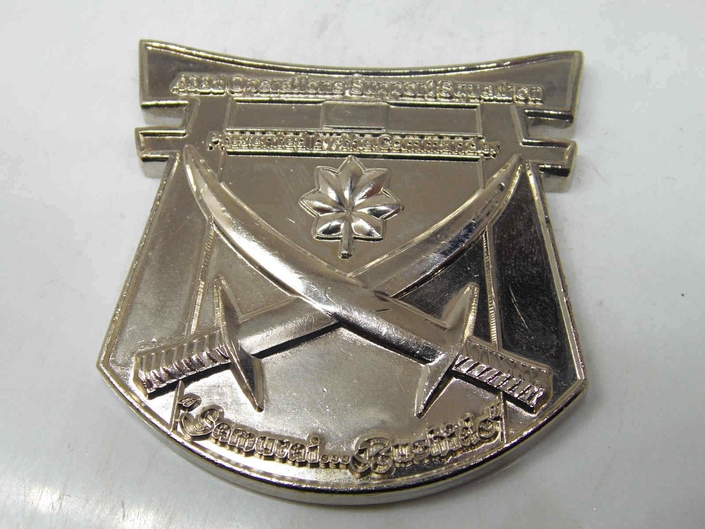 432D OPERATIONS SUPPORT SQUADRON CHALLENGE COIN