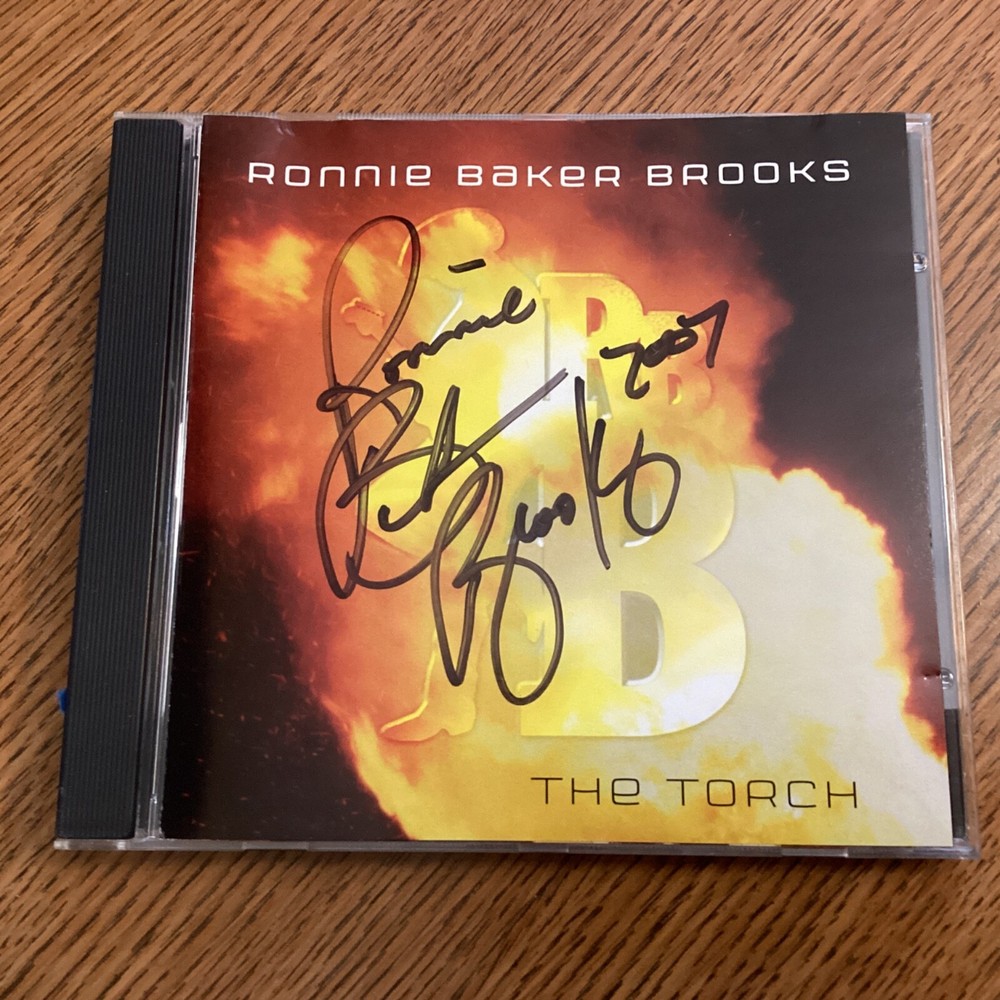 CD Blues Rocker RONNIE BAKER BROOKS “The Torch” Signed AUTHENTIC!