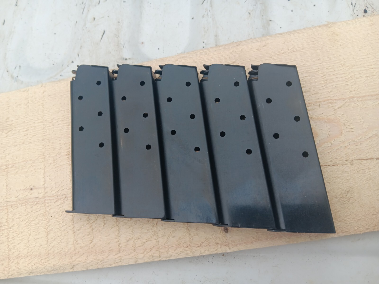 5 Factory Original Colt 1911 45acp 7rd. Magazines - Brand New