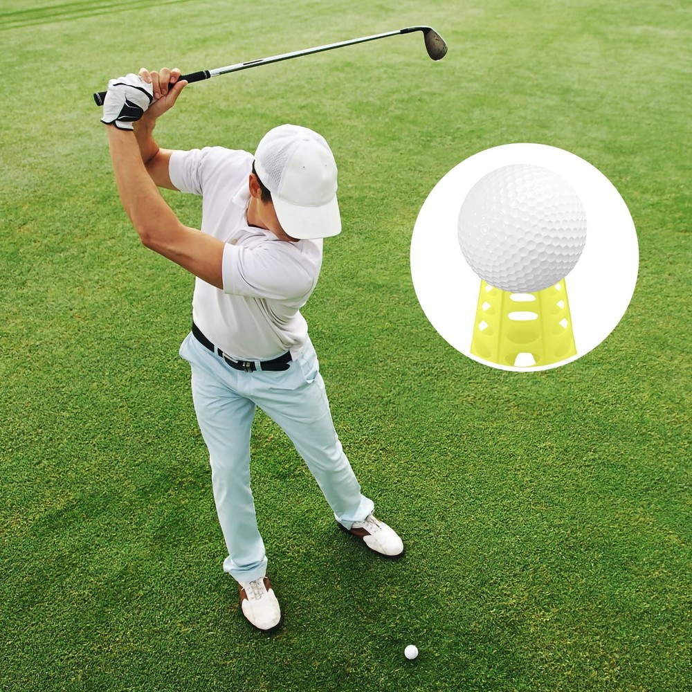 AIEX 20pcs Golf Tees, Plastic Simulator Tees Practice Training Mat...