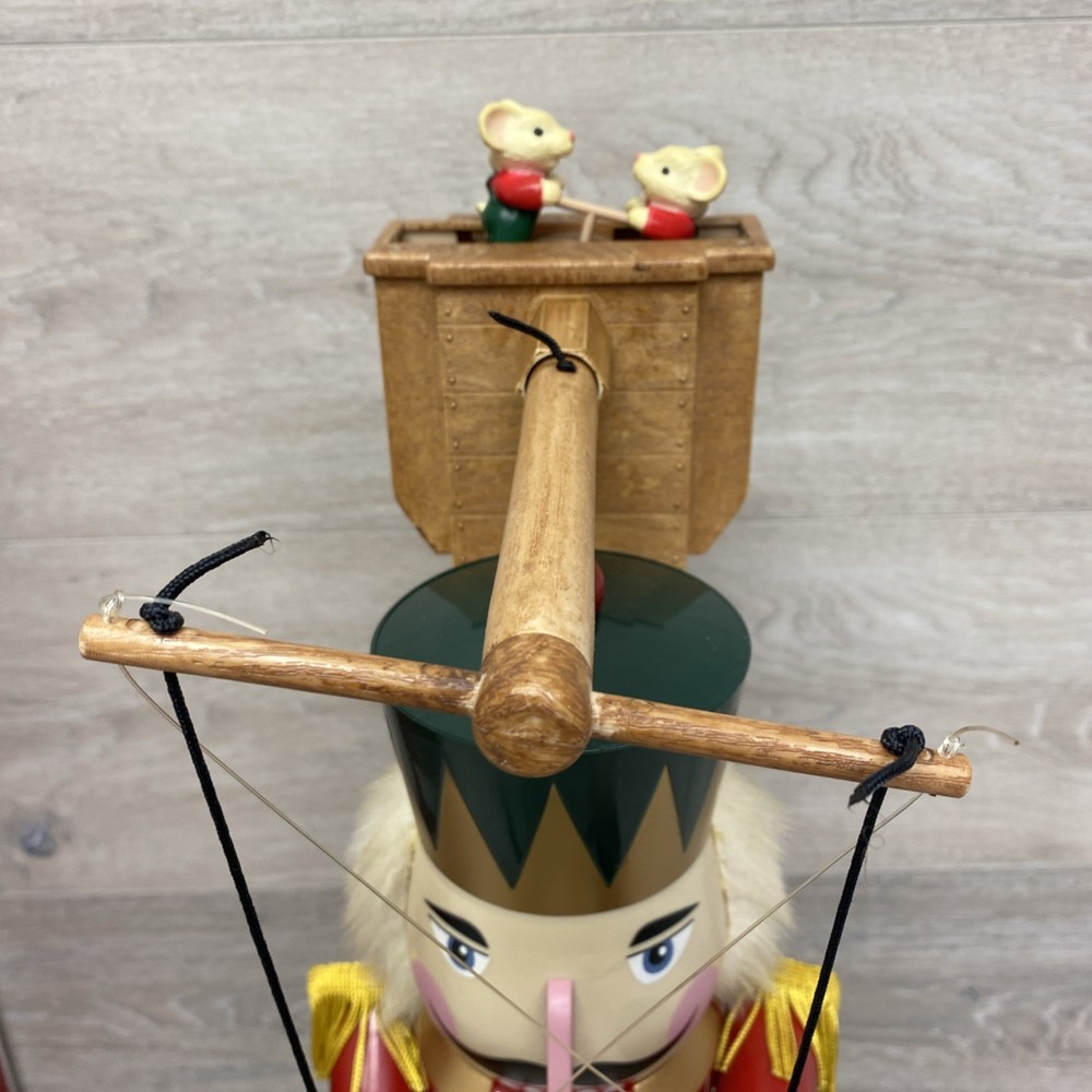Nutcracker Marionette Animated Musical 22" Nutcracker Suite Works VIDEO
