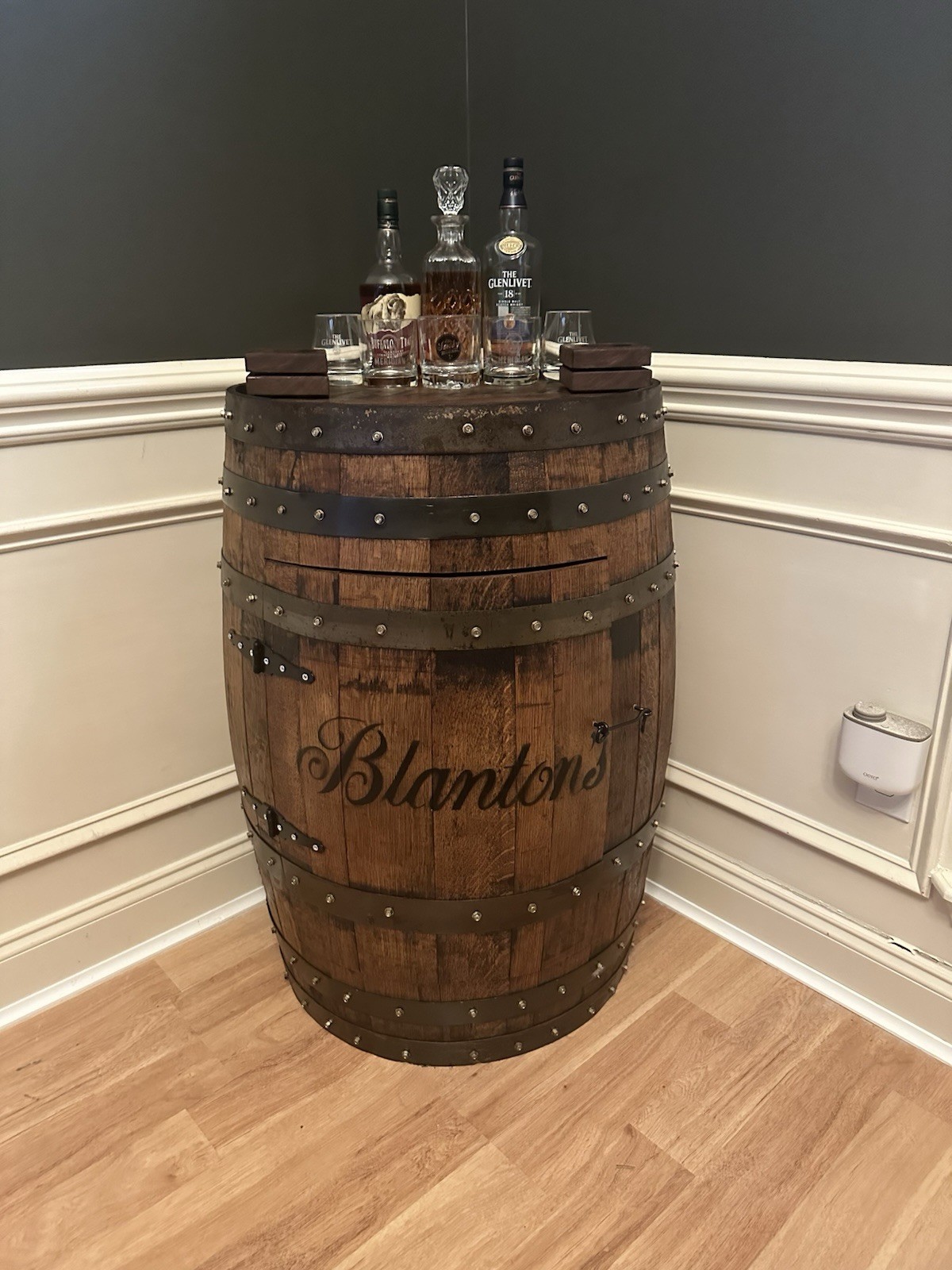 Whiskey Barrel Cabinets Bars “Free Shipping”