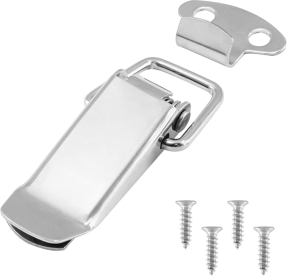 4Pcs Spring Loaded Toggle Latch, 2.3" Stainless Steel Toggle Latch Catch Hasps C