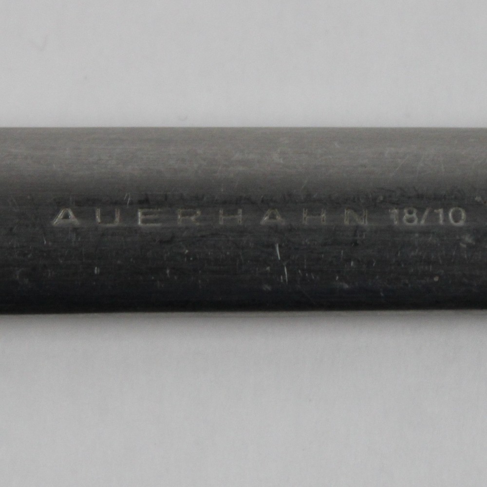 Auerhahn Unknown Pattern 18/10 Stainless Solid Salad Serving Spoon 8" Rare HTF